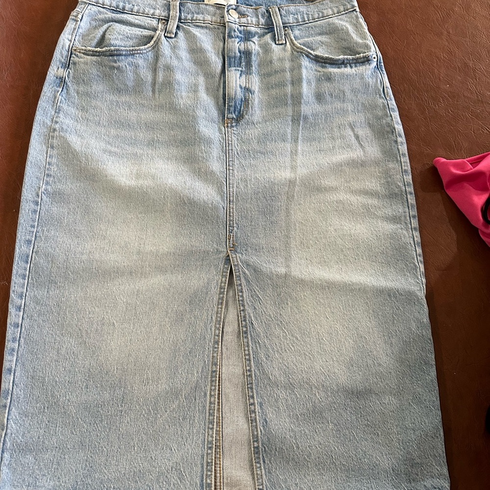 Midi Jean Skirt
